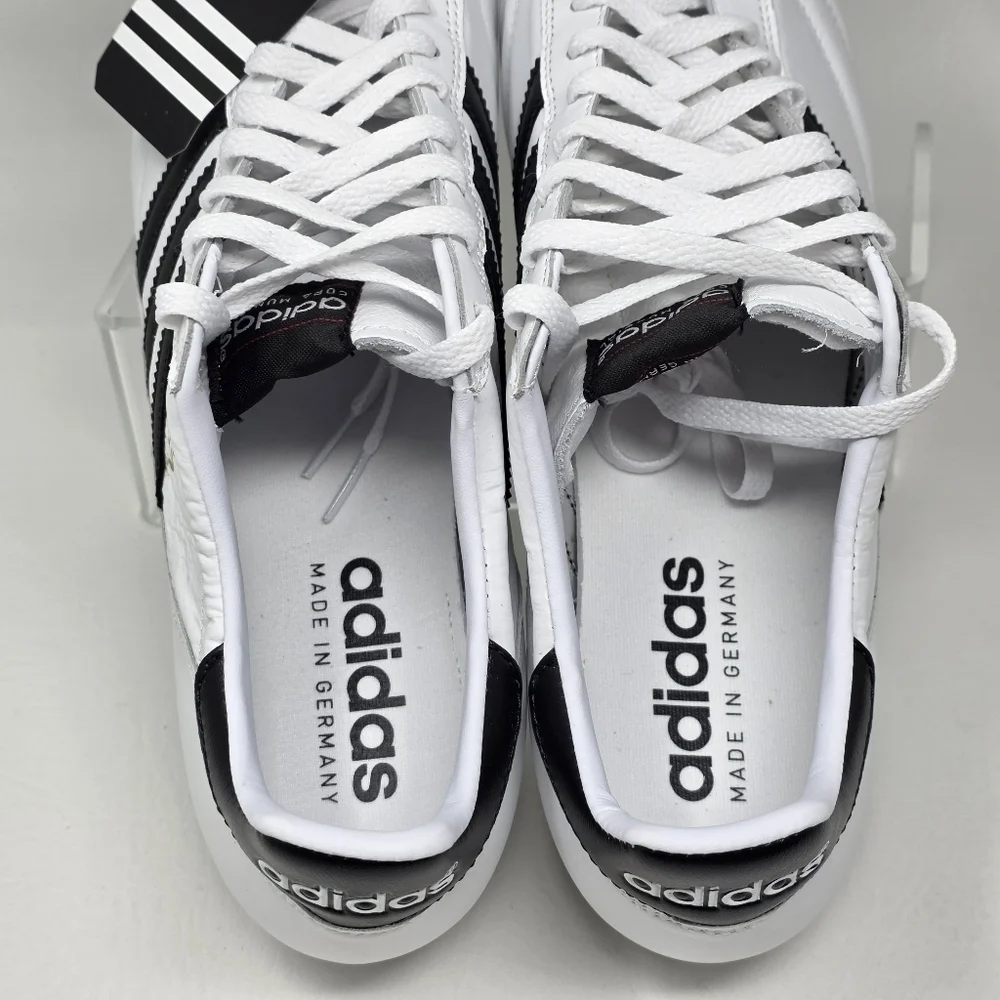 Adidas Copa Mundial Men’s Leather Soccer Cleats White Black Size 13 ID4050 New